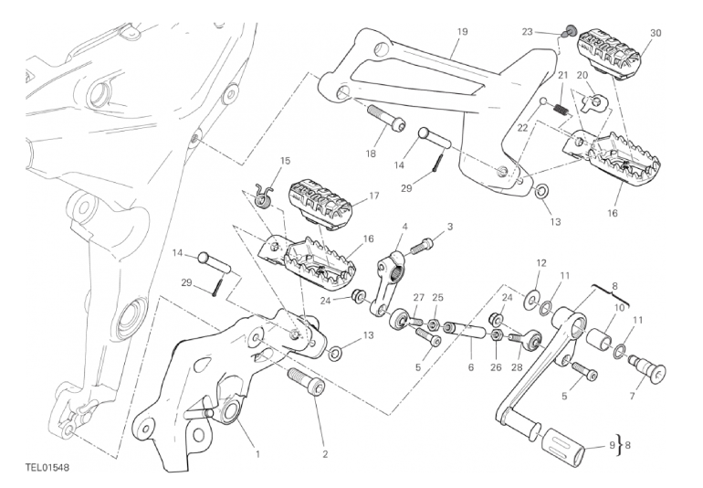 27C FOOTRESTS, LEFT (23/30)