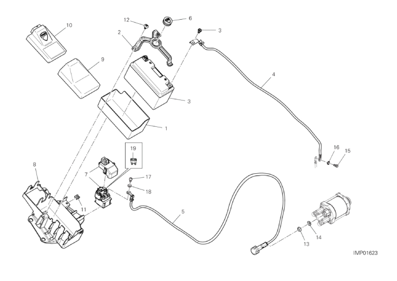 12B BATTERY HOLDER (2/9)