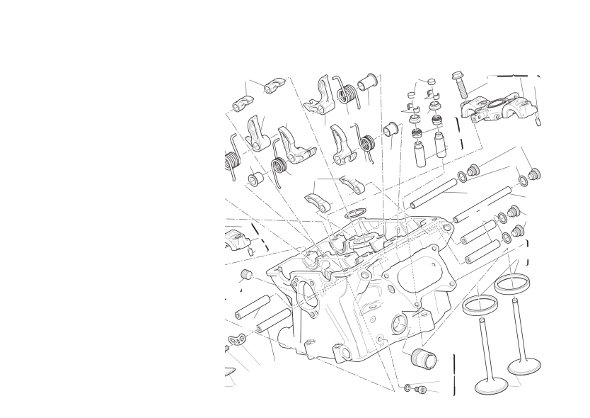 Vertical cylinder head