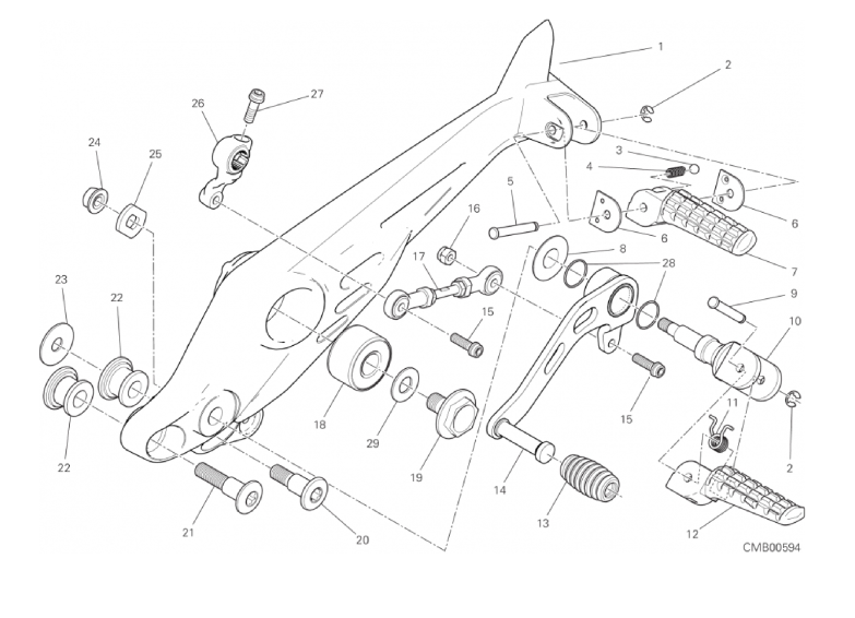 26A FOOTRESTS, LEFT (15/32)