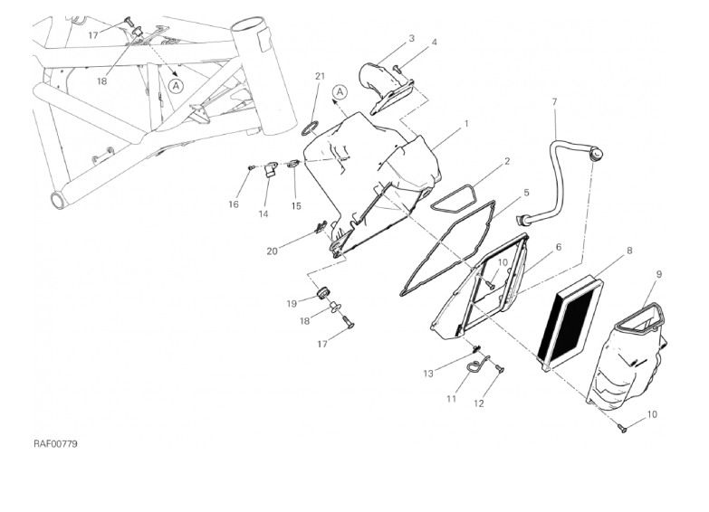 35A AIR INTAKE - OIL BREATHER (27/32)