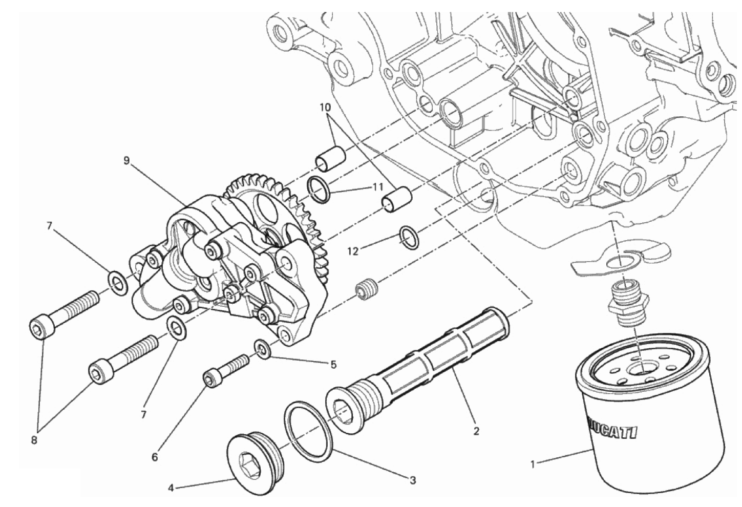 FILTERS AND OIL PUMP