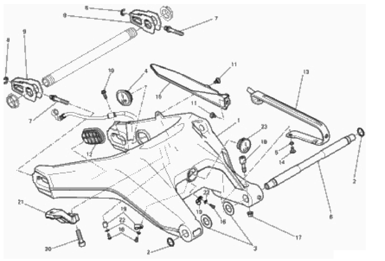 REAR SWINGING ARM 