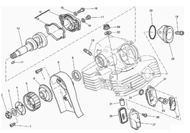 VERTICAL CYLINDER HEAD - TIMING 