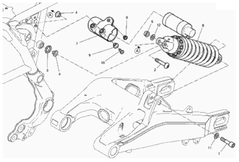 REAR SHOCK ABSORBER 