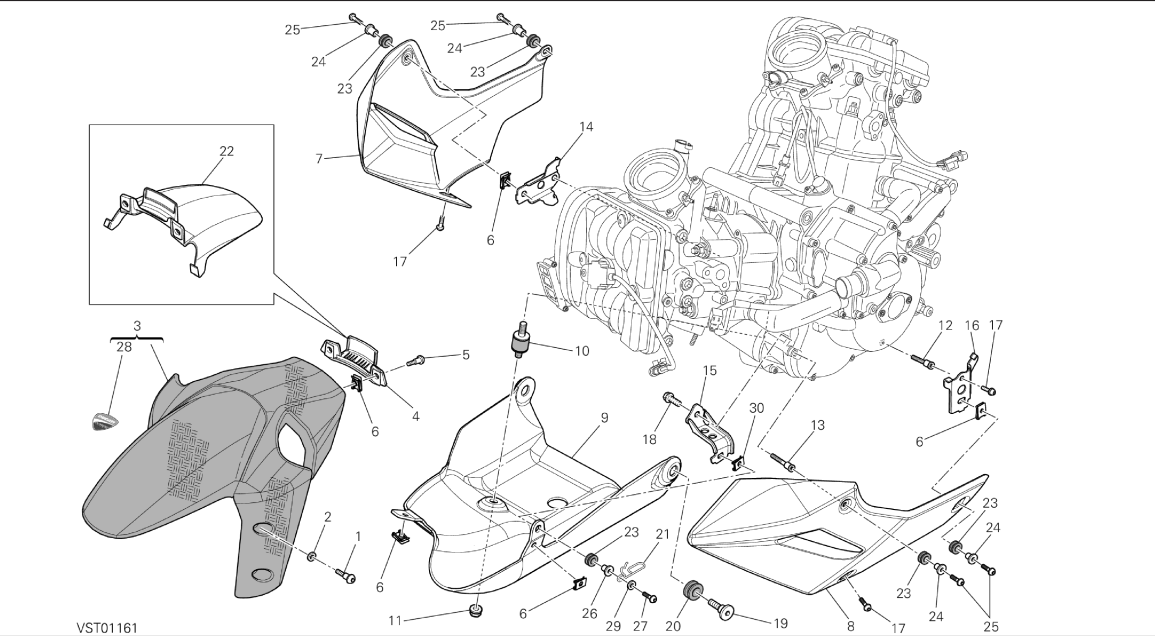 FAIRING, AUS, EUR, FRA, JAP, THA