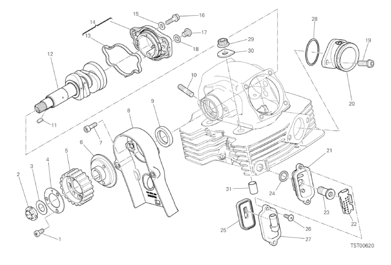 11A VERTICAL CYLINDER HEAD - TIMING (14/19)