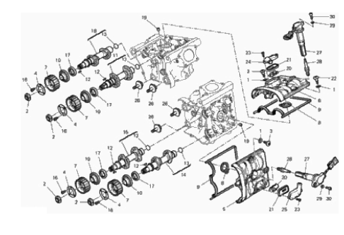 CYLINDER HEAD : TIMING SYSTEM 