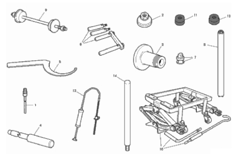 WORKSHOP SERVICE TOOLS (FRAME) 