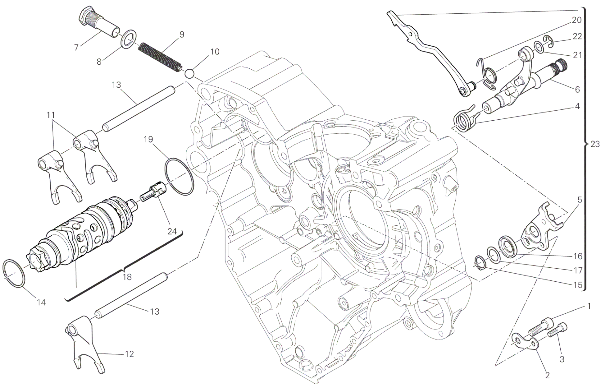 GEAR CHANGE MECHANISM