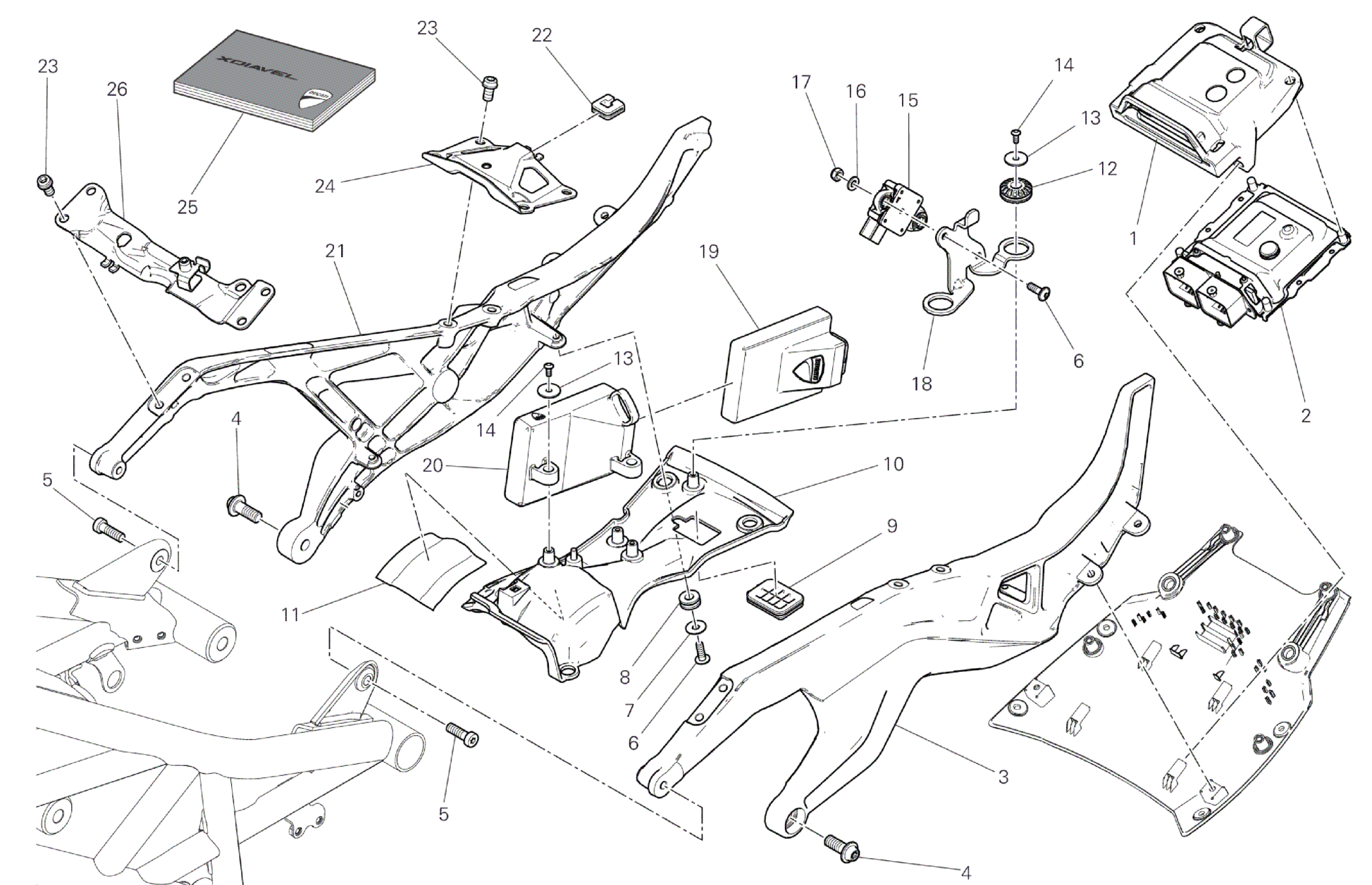 REAR FRAME COMP.