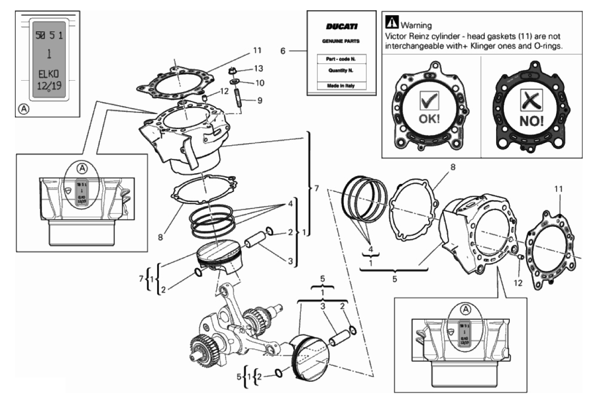 CYLINDERS - PISTONS (KOENIG) 