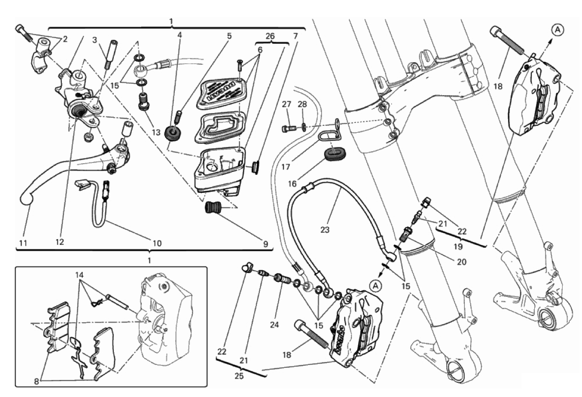 FRONT BRAKE SYSTEM 