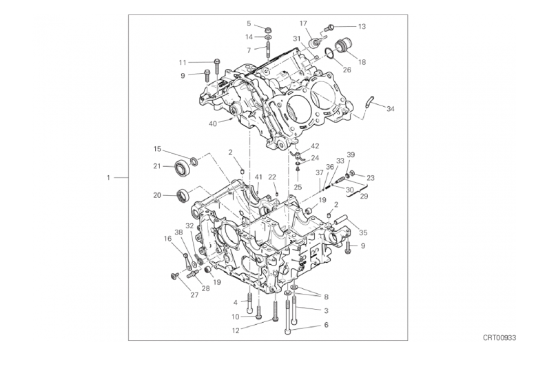 09A HALF-CRANKCASES PAIR (12/18)
