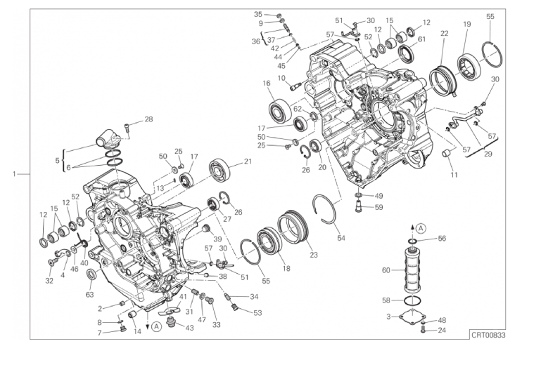 09A HALF-CRANKCASES PAIR (12/18)