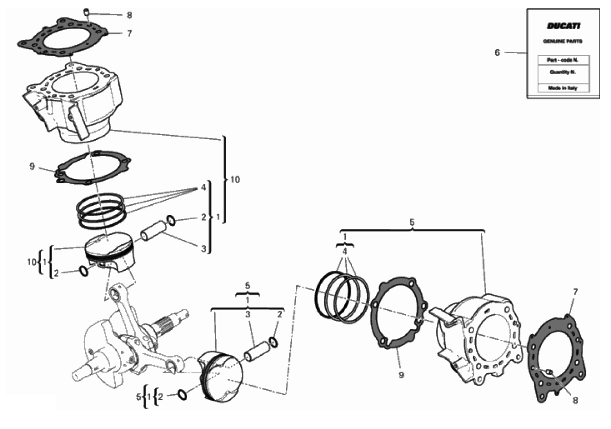 CYLINDERS - PISTONS 