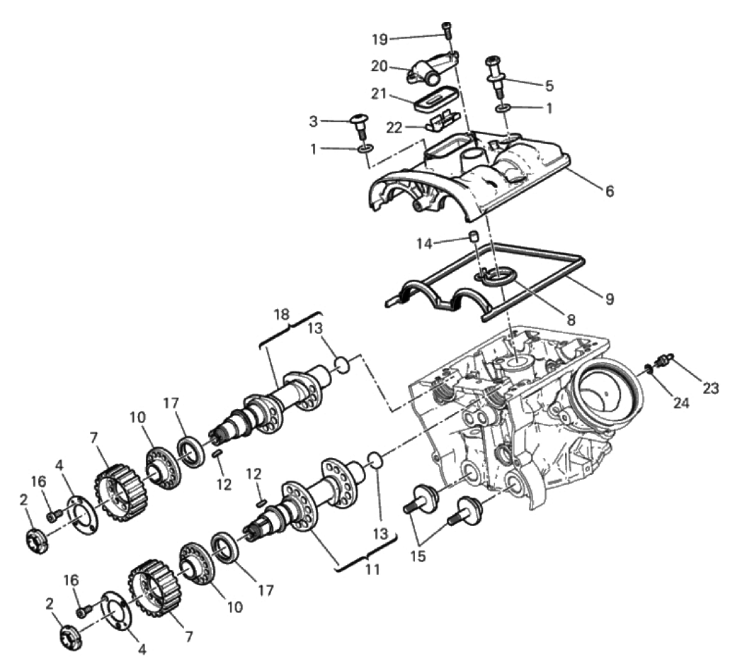 VERTICAL CYLINDER HEAD - TIMING