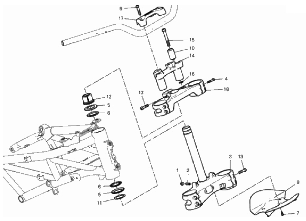 STEERING HEAD BASE ASSEMBLY 