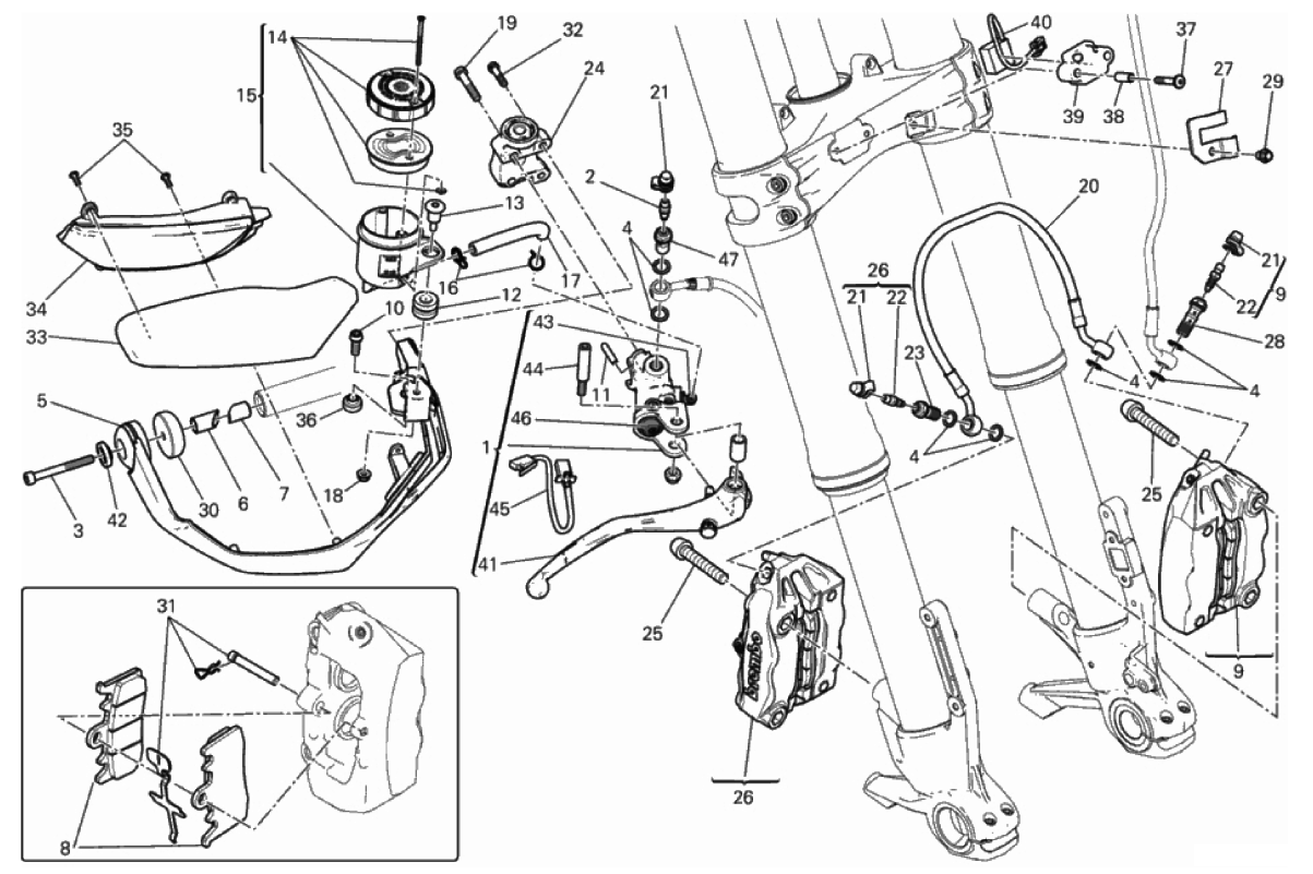 FRONT BRAKE SYSTEM 