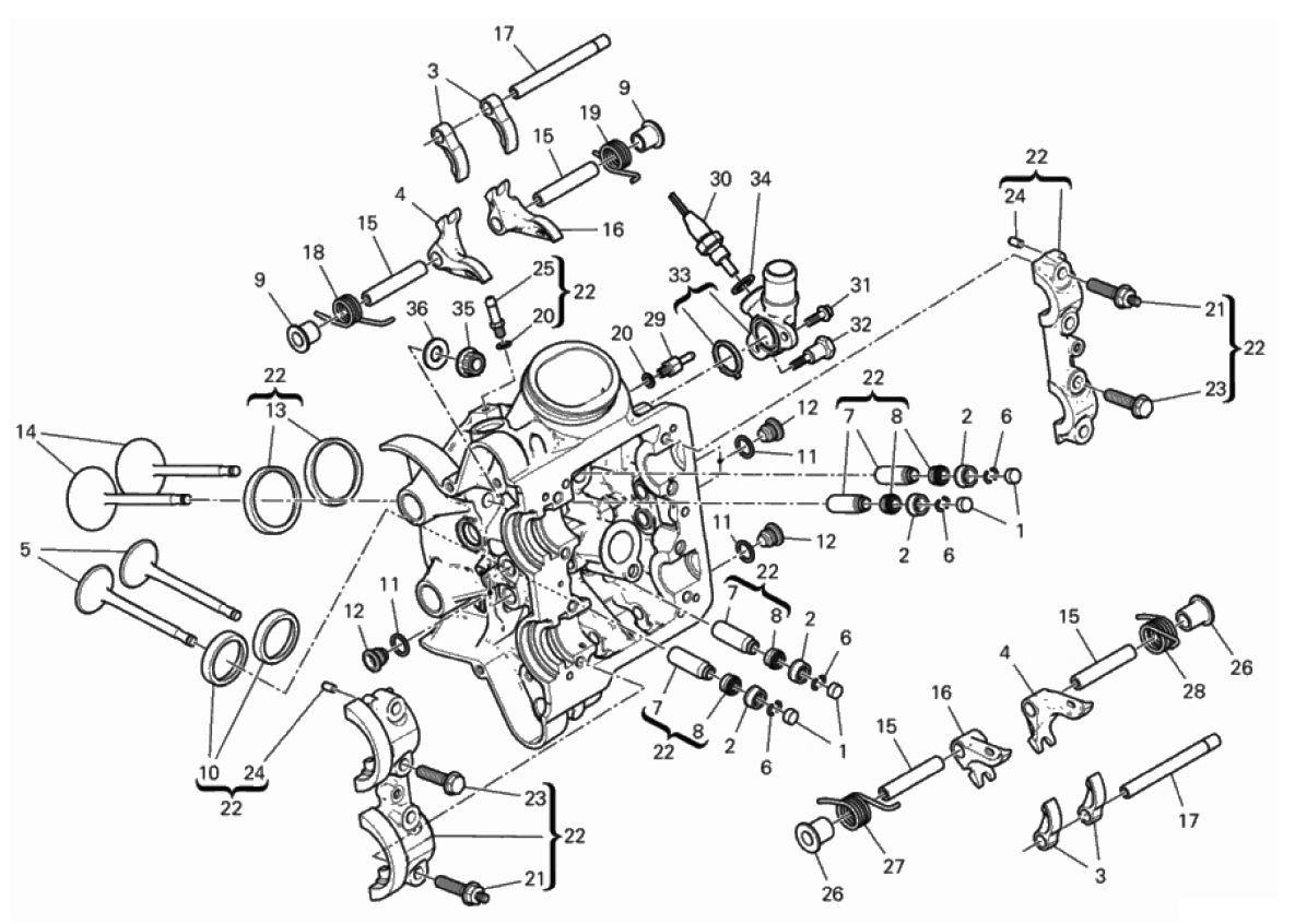 HORIZONTAL CYLINDER HEAD 