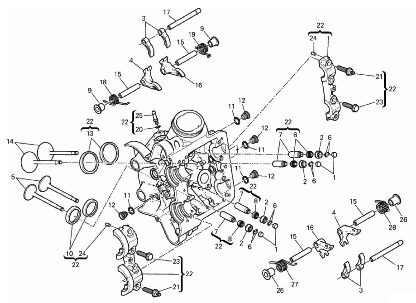 HORIZONTAL CYLINDER HEAD