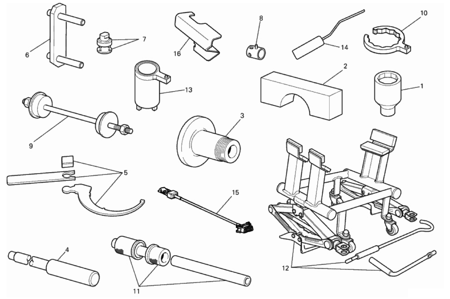 WORKSHOP SERVICE TOOLS