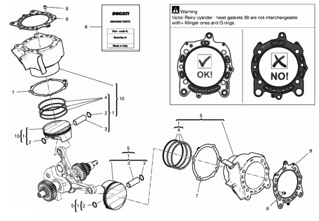 CYLINDERS - PISTONS 