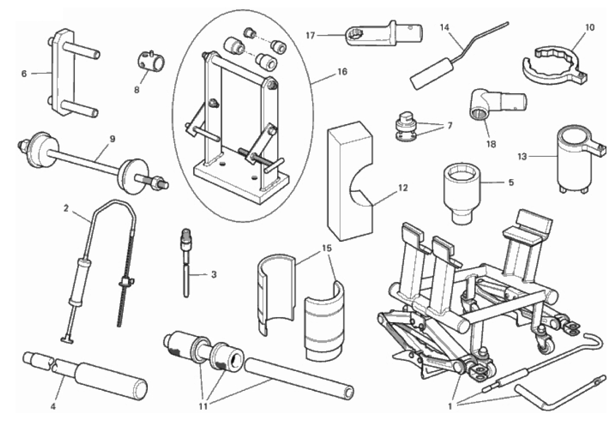 WORKSHOP SERVICE TOOLS 