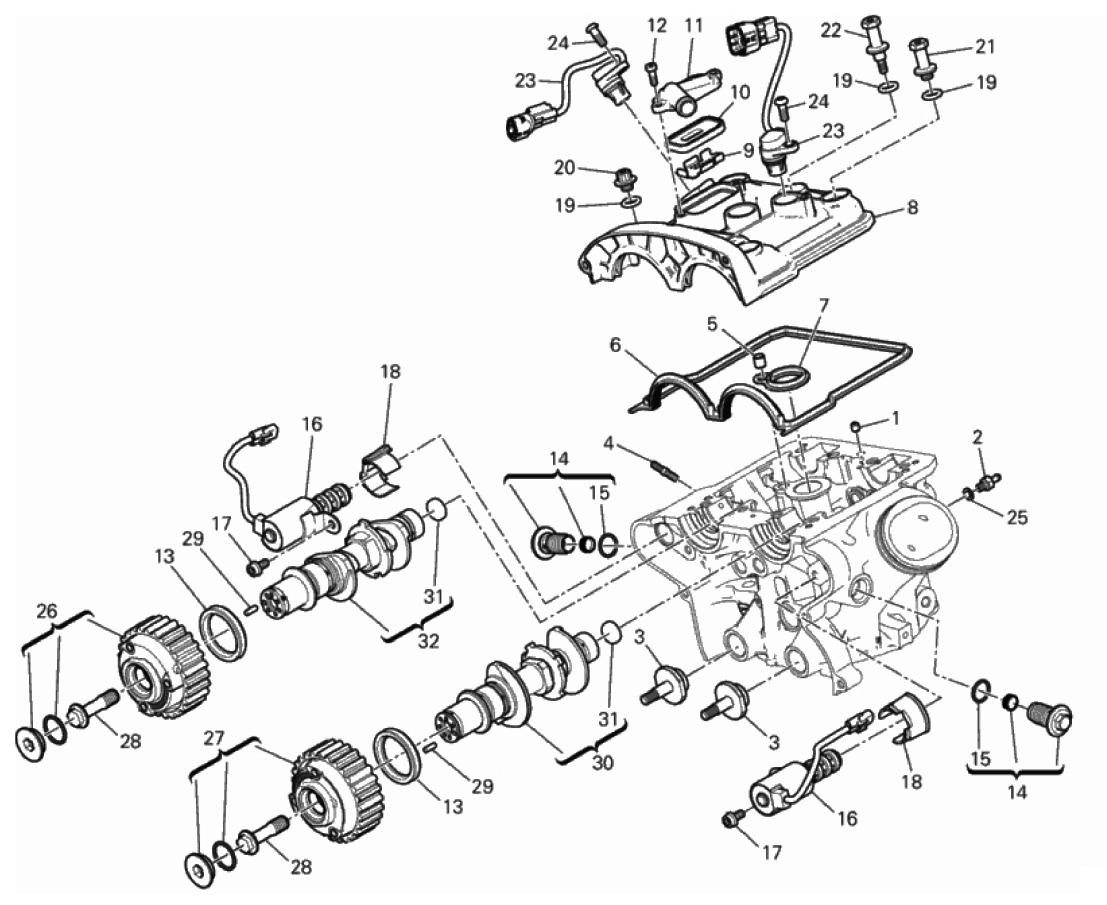 VERTICAL CYLINDER HEAD - TIMING 