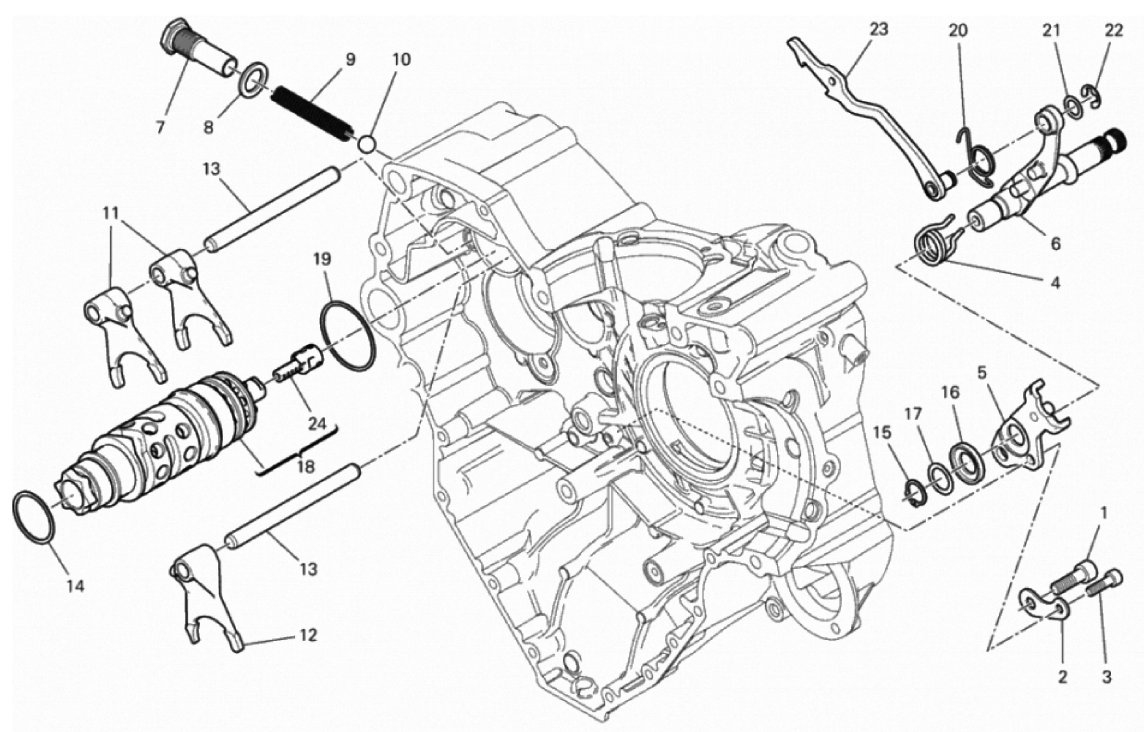 GEAR CHANGE MECHANISM 