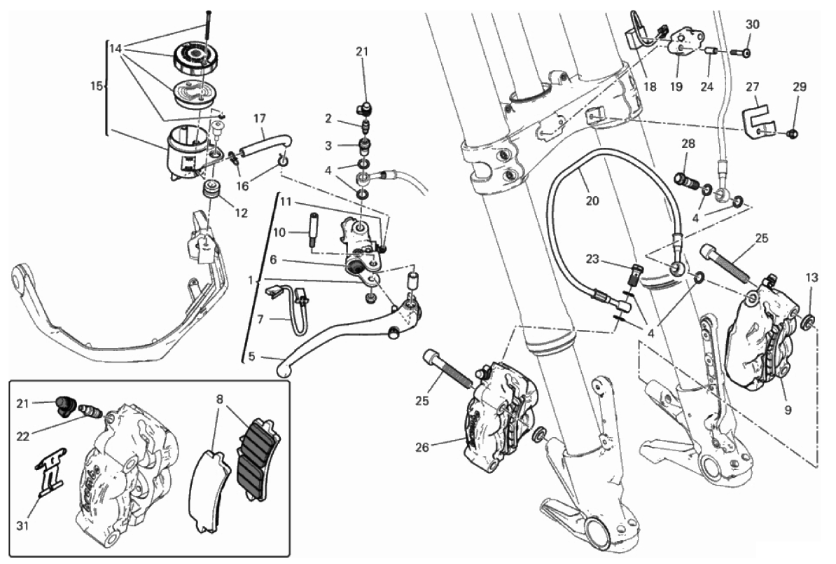 FRONT BRAKE SYSTEM 