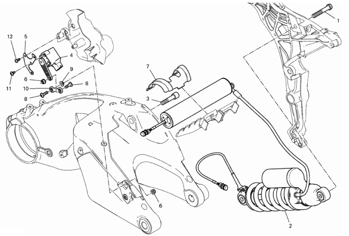 REAR SHOCK ABSORBER 