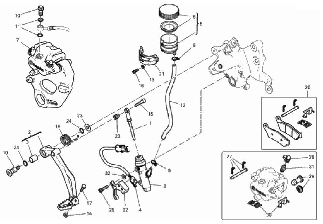 REAR BRAKE SYSTEM 