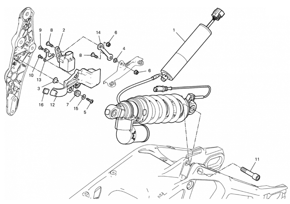 REAR SHOCK ABSORBER 