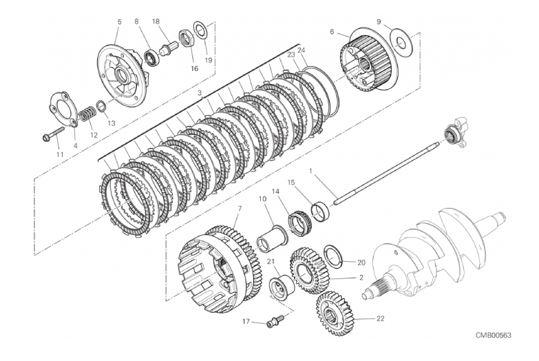 03B CLUTCH (3/18)