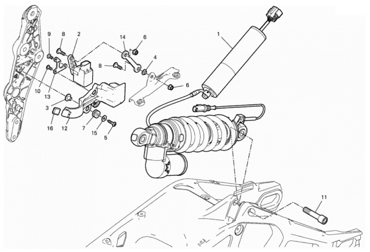 REAR SHOCK ABSORBER 