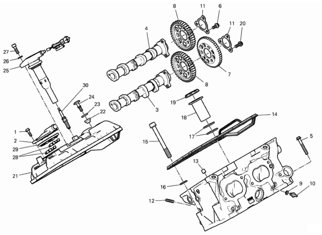 REAR HEAD - TIMING SYSTEM 