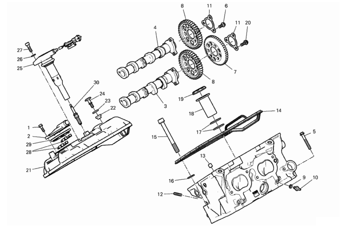 REAR HEAD - TIMING SYSTEM 