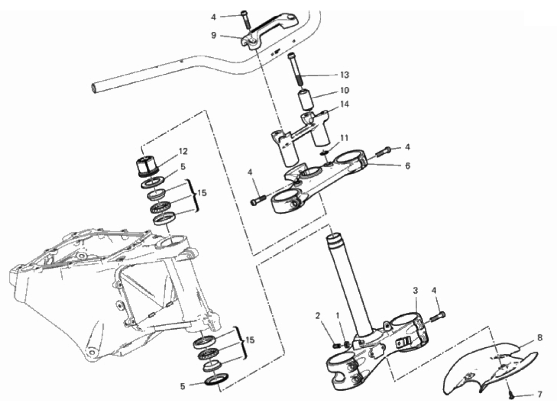 STEERING HEAD BASE ASSEMBLY 