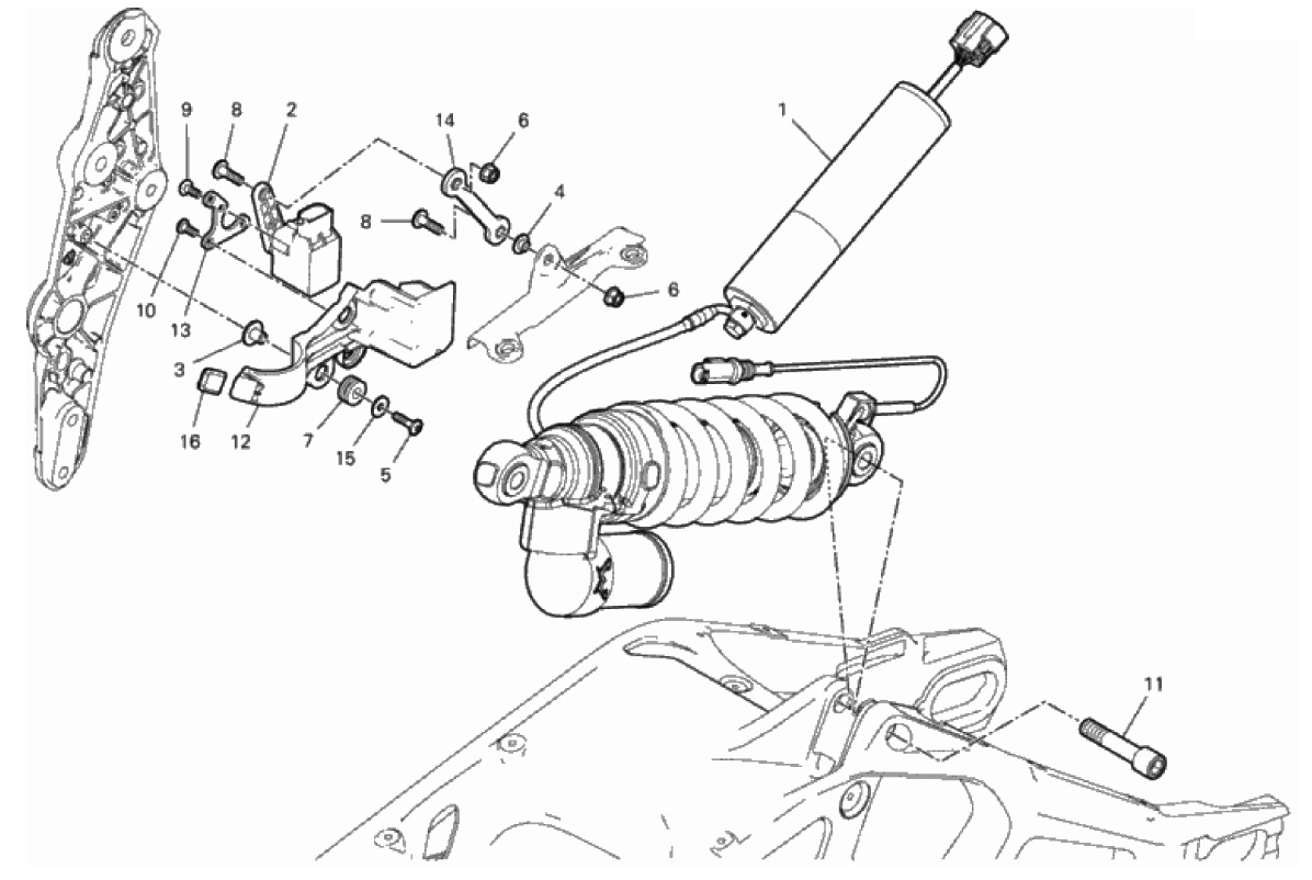 REAR SHOCK ABSORBER 