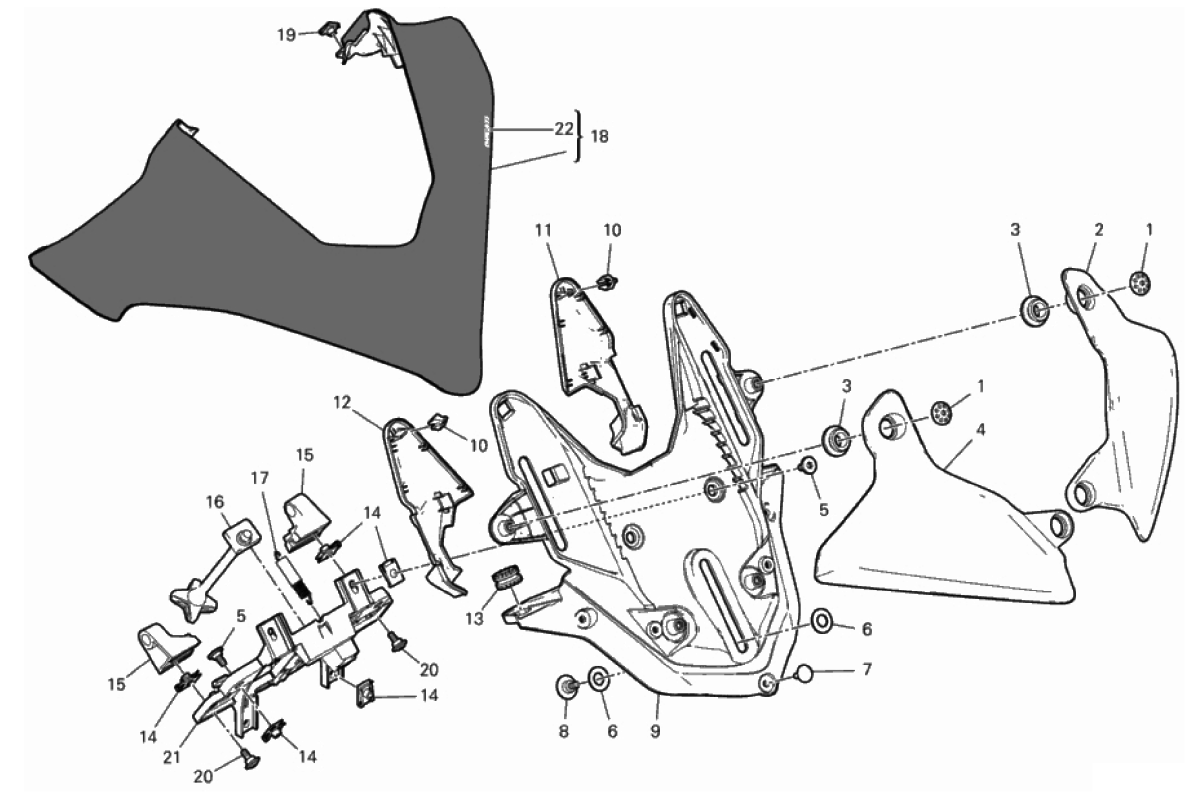 HEALDIGHT FAIRING SUPPORT 