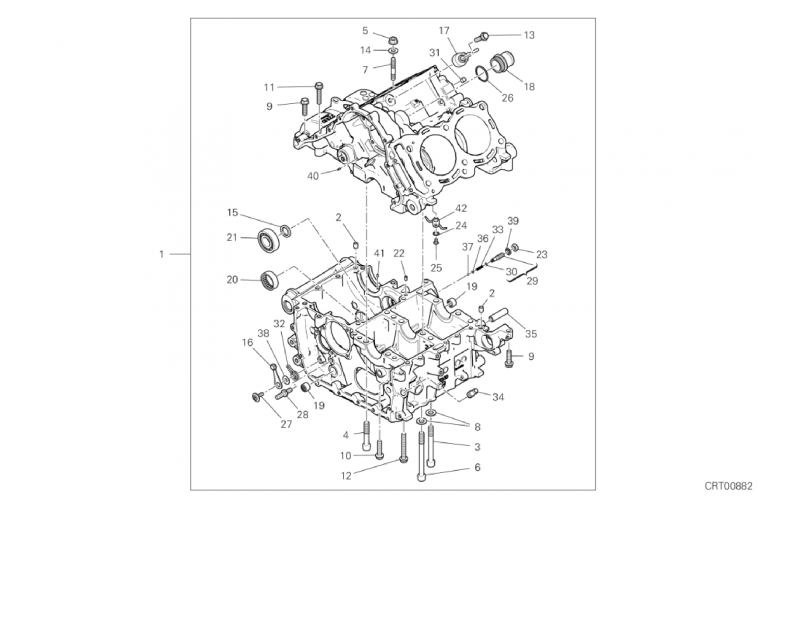 09A HALF-CRANKCASES PAIR (11/18)
