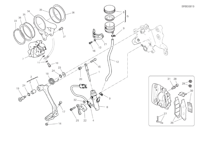 20D REAR BRAKE SYSTEM (9/53)
