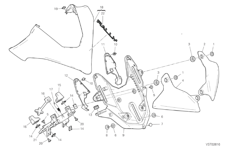 37B HEALDIGHT FAIRING SUPPORT (43/53)
