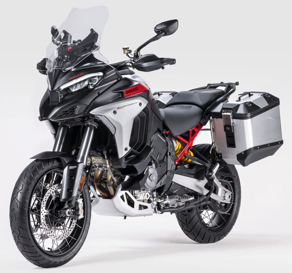 Multistrada V4 Rally Travel Radar