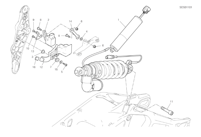 23A REAR SHOCK ABSORBER (16/53)
