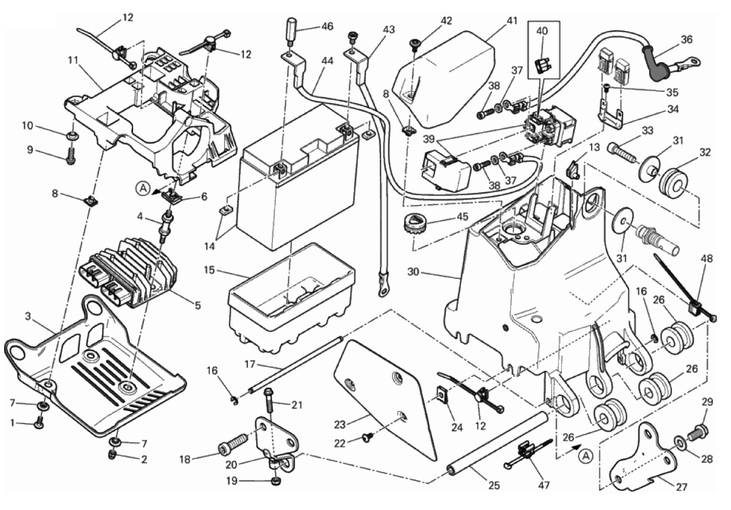 BATTERY HOLDER