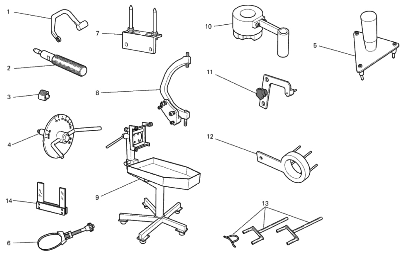 WORKSHOP SERVICE TOOLS, ENGINE