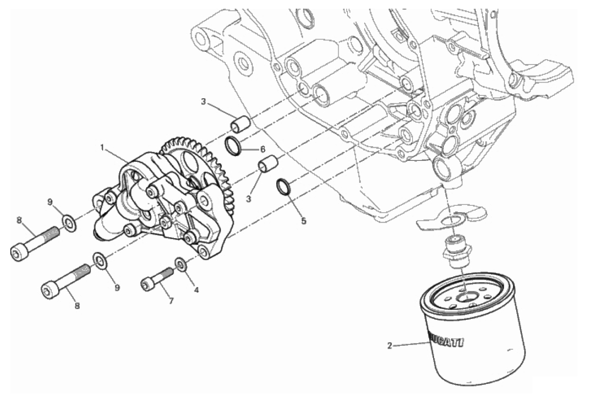 FILTERS AND OIL PUMP 