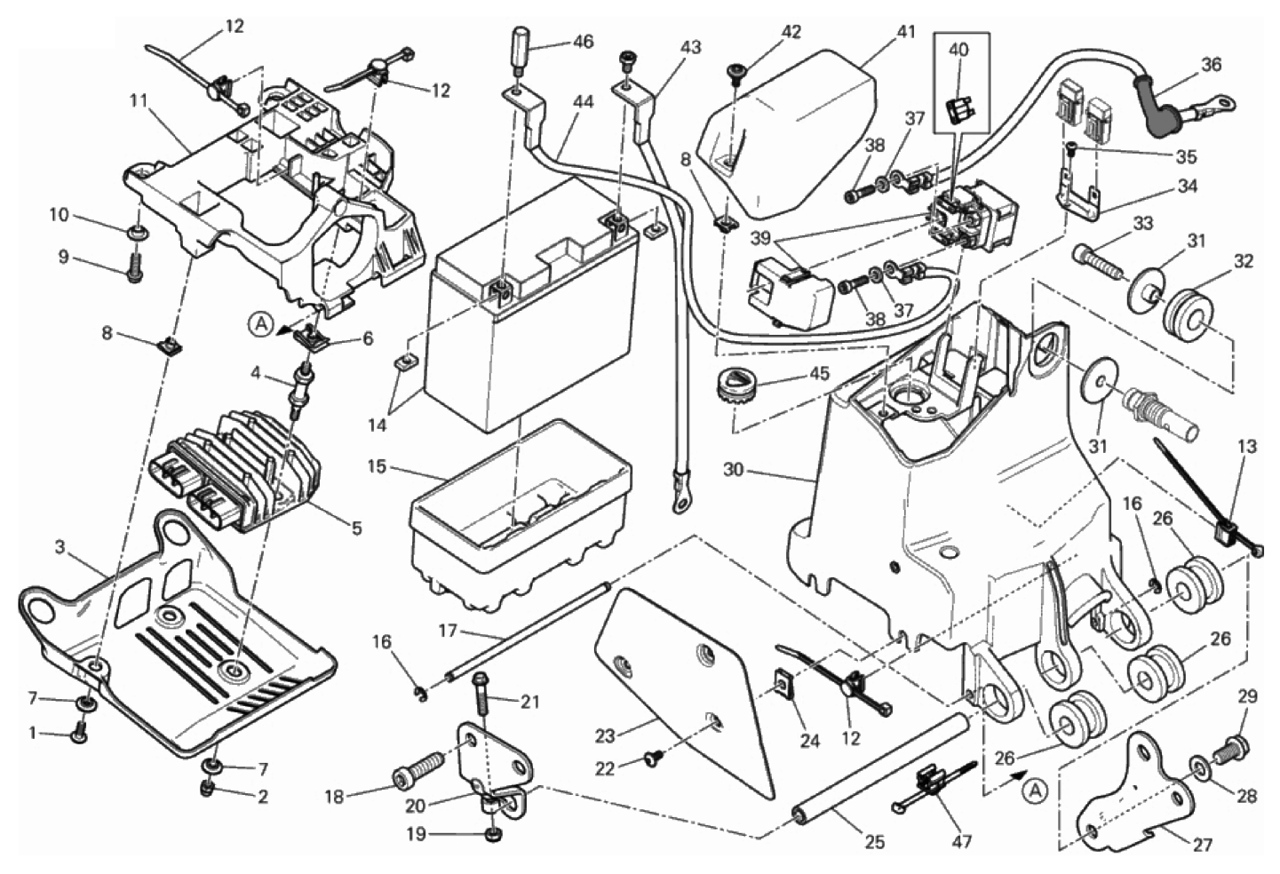 BATTERY HOLDER